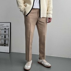 Rodenty 男士大尺碼彈性隱藏式褲頭九分西裝褲