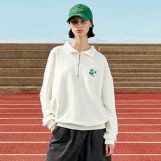 플루크 남녀공용 챔피언십 하프 집업 맨투맨티셔츠 FMT3061