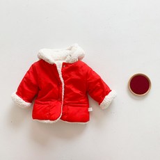 STARDOOR 兒童羊羔毛刷毛立體耳朵連帽口袋鋪棉外套