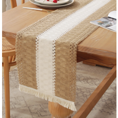 cofv 北歐蕾絲桌旗, 23 x 160 cm, 款式1