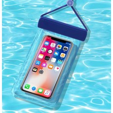 지비비 원터치 잠금 물놀이 방수팩, 네이비, 1개