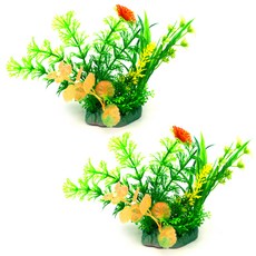 아쿠아테라 어항장식 인조수초, 2개