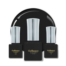 Looks bio Bellancy凝膠美甲一步膠+底膠+封層膠組, 1組, Bellancy Base 10ml+SN-01 10ml+Belanche Top 10ml