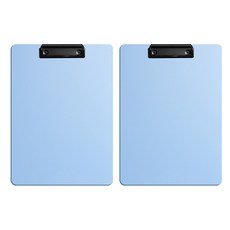 동아피엠에스 세로형 두꺼운 벽걸이 클립보드 A4, 블루, 2개