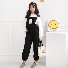 나나주니 여아용 펀멜빵 바지