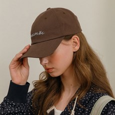 마크모크 눌러 로고 자수 코튼 볼캡