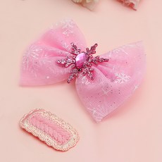 블루밍오브빔보빔바 여아용 눈꽃핀 2종 세트