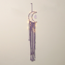 힘룸 예쁜 마크라메 벽장식 문, 퍼플