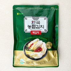 농협식품 한국농협김치 백김치, 500g, 1개