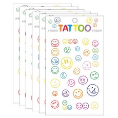 Petit Petit 紋身 TS002, 混合顏色, 6個