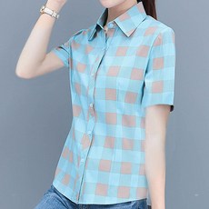 Doobom 女款新款夏季襯衫