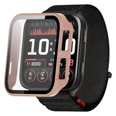 스페이스쉴드 가민 베뉴 X1 PC 강화유리 올인원 케이스, 샌드핑크, 1개