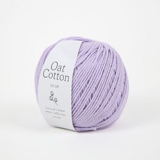 앵콜스 오트 코튼 뜨개실, 221 파스텔 라일락, 1개