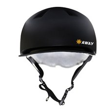 AWAY 童款安全帽, 黑色的