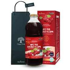 힐링스토리 NFC 착즙 타트체리 주스원액 100% + 쇼핑백, 1L, 1개