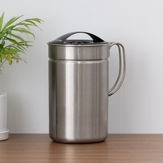 Parisien 真空不鏽鋼廚餘桶, 不鏽鋼黑色