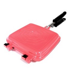 Kitchen-Art 熱壓吐司烤盤 粉色, 15*30cm, 1個