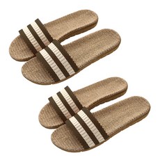 Market Pio 防噪音室內拖鞋 2入, 棕色