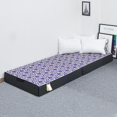 Magic Bed 單人族 自炊 地板 2段 折疊床墊, 方塊