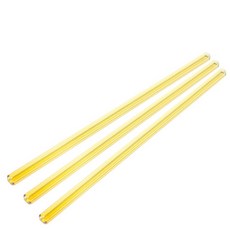 푸코 내열유리 빨대 옐로우, 3개, 1개