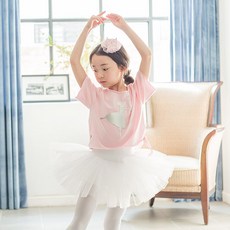 pied a 'terre 女童芭蕾舞伶短袖T恤 1402