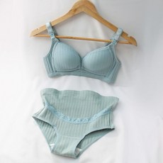 W.BB 孕婦裝鈕扣夾式內衣+內褲組 WBI976