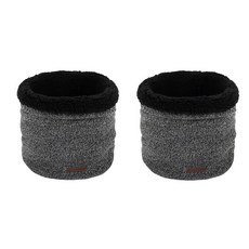 NAYASTYLE Etna 冬季運動防寒圍脖 2入, 炭灰色 (DJMC-10-5T)