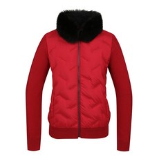 Castelbajac 女款狐狸毛邊針織袖羽絨外套 BGAWSJ704