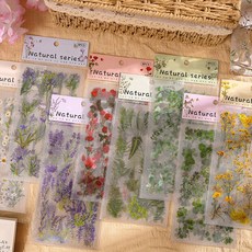 Today Living 大容量復古壓花貼紙 R99922I 8款 x 6張組合, 混合顏色, 1套