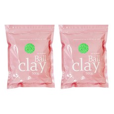 專業用球形黏土 500g, 螢光淺綠, 2個