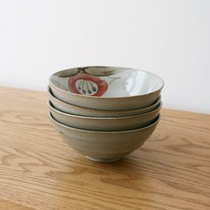 ROUND N FLAT Bari飯碗, 混色, 4個