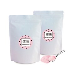 Arviang 純淨泡泡浴入浴粉 補充包 柔嫩甜美玫瑰, 320g, 2個