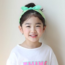 ROROCHAT 女童笑臉花朵髮帶