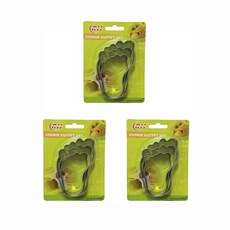 腳掌餅乾切模 3入組, 單色, 3套