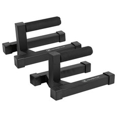 헬스럽 멕시멈 푸쉬업바 2p, 무광 블랙