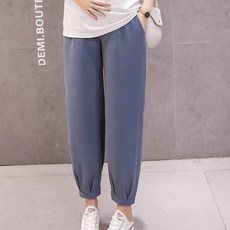 束口褲 9分雪紡孕婦裝下身