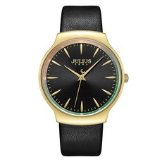 JULIUS 聚利時 女士皮革錶帶手錶 JA-1201