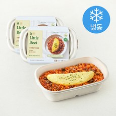 어리틀빗 웜그레인 오믈렛김치볶음밥 (냉동), 250g, 2개