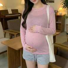 알로데 데일리 홈 루즈핏 임부 티셔츠