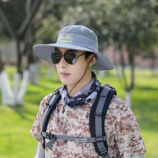 에드 낚시 캠핑 등산모자 타입 2, 그레이, 1개