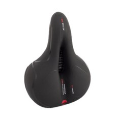 韓國 LARGO Largo柔軟記憶海綿無痛感凝膠自行車坐墊 反光貼紙型, 1個, 紅色的