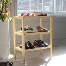 KAZT 簡約鞋子收納架 小型, 層架(單色)+螺絲(隨機), 3層