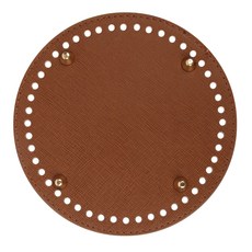 브랜드얀 소꼬발 가방바닥 원형, 다크브라운, 1개