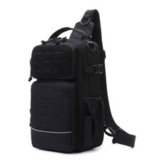 Hisplan 路亞釣魚斜背包, 黑色