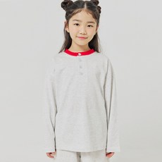 바브키즈 아동용 콘트라 헨리넥 티셔츠