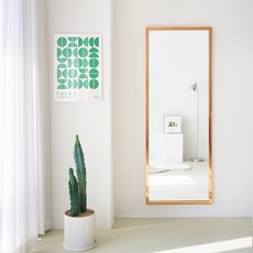 에이스홈 코코 사각 와이드 벽걸이 전신거울 L MA020, 로즈골드, 벽걸이형