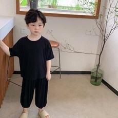 하라로이 쿨링 벌룬핏 실내복 반팔 + 조거팬츠 세트