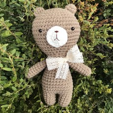 iHanco DIY Kkomi Cotton Big 鉤針手織娃娃, 1套, 069 棕色