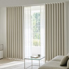 누보데코 힐로린 UV차단 암막커튼 핀형 2p