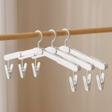 Sense Pang 旅行用折疊式夾子衣架, 單一顏色, 3個